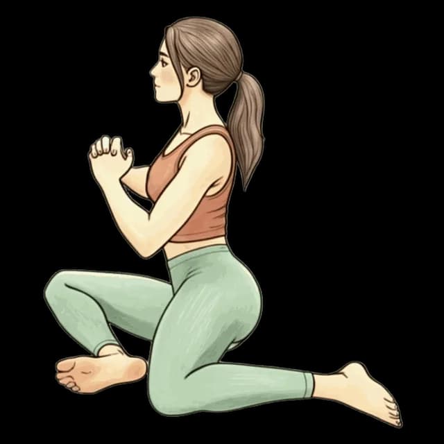 90/90 Hip Switch (No Hands) illustration