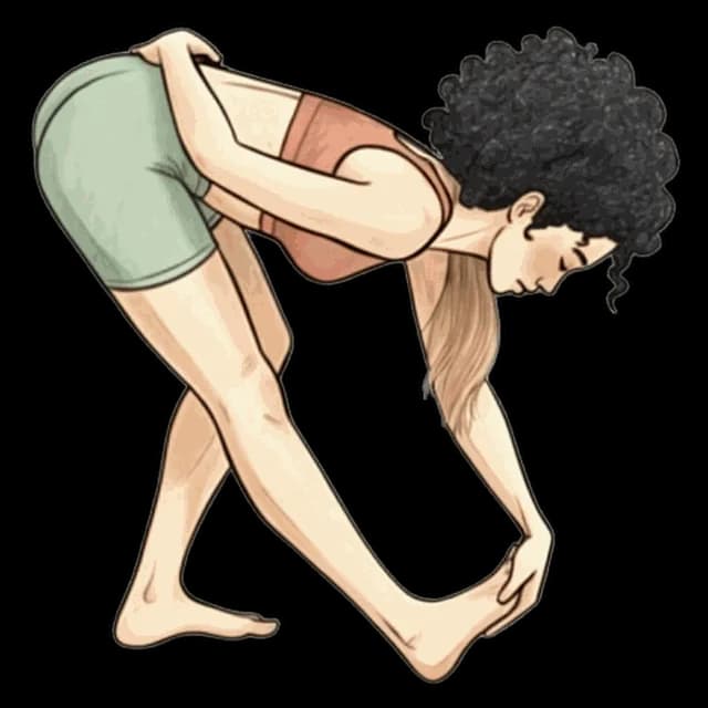 Bent Over Calf illustration