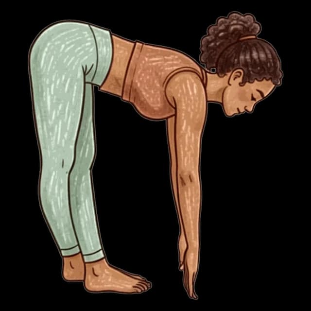 Cross Leg Fold illustration