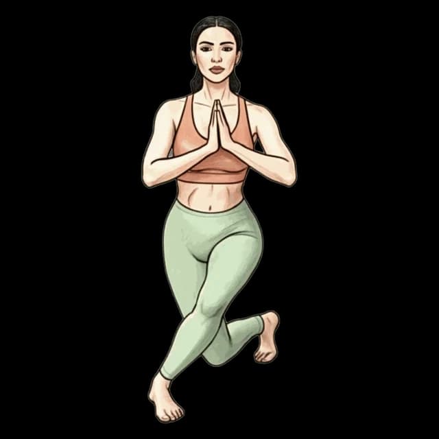 Curtsy Lunge Hold illustration