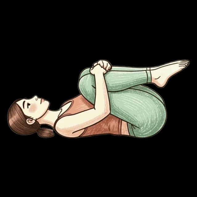 Double Knee-to-Chest illustration