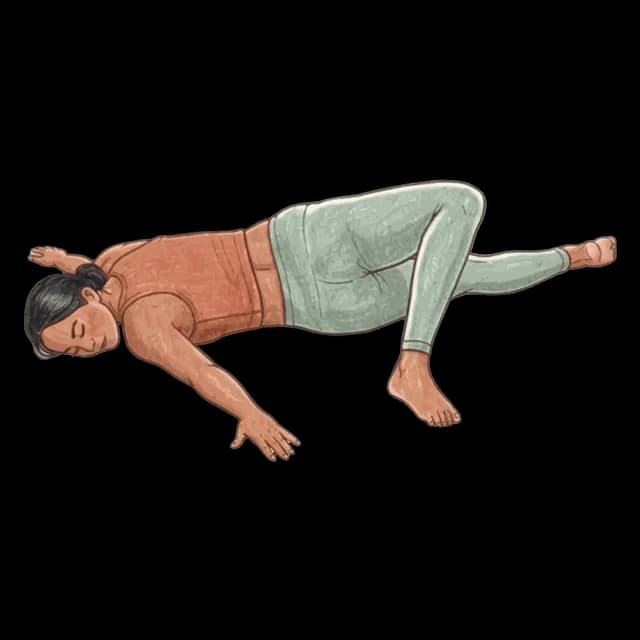 Face-Down Scorpion Twist illustration