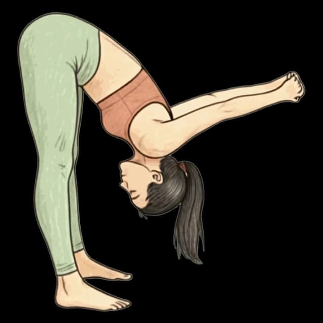 How to do Forward Fold: illustration of the pose