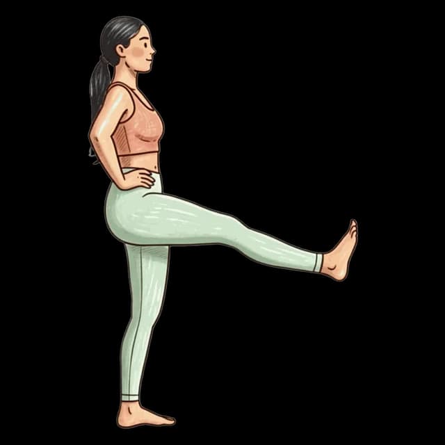 Front Leg Raise illustration