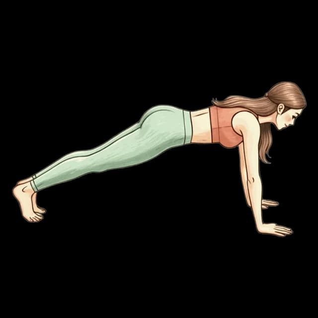 Hand Plank illustration