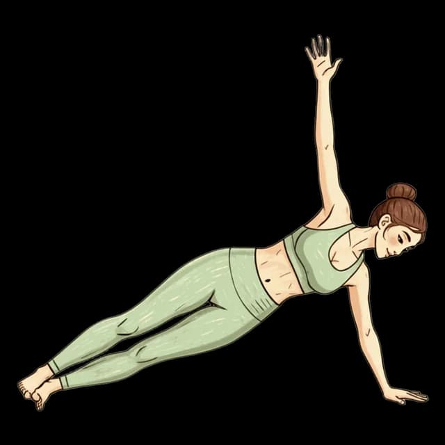 Hand Side Plank illustration