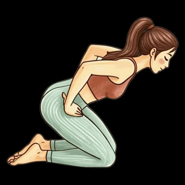 Kneeling Hip Hinge illustration