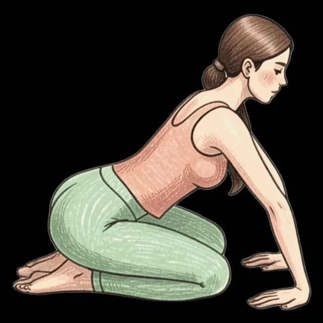 Kneeling Wrist Extension illustration