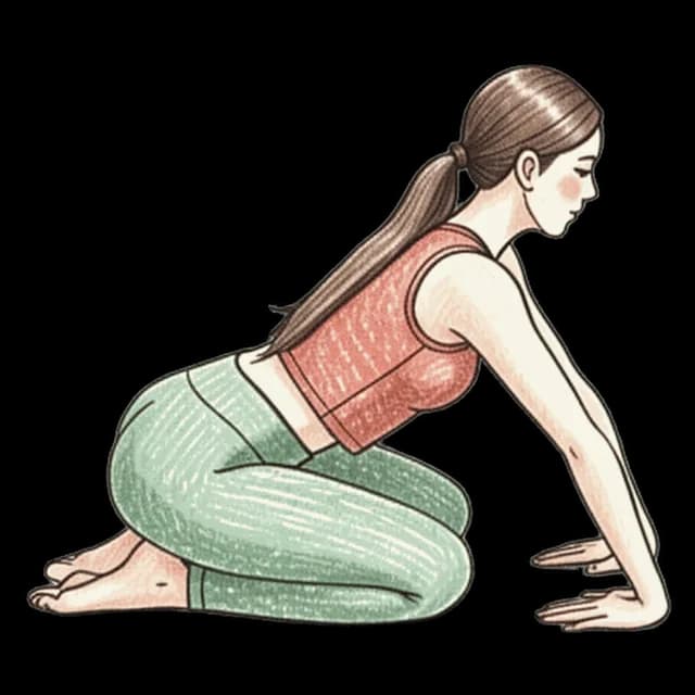Kneeling Wrist Flexion illustration