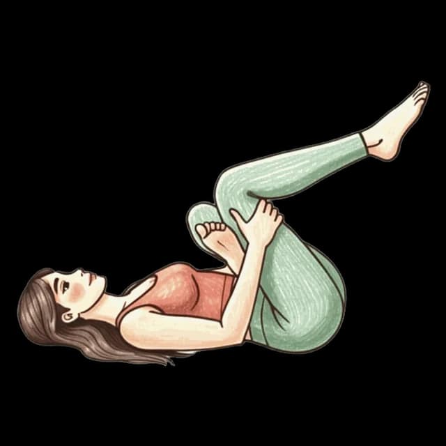 Lying Figure Four illustration