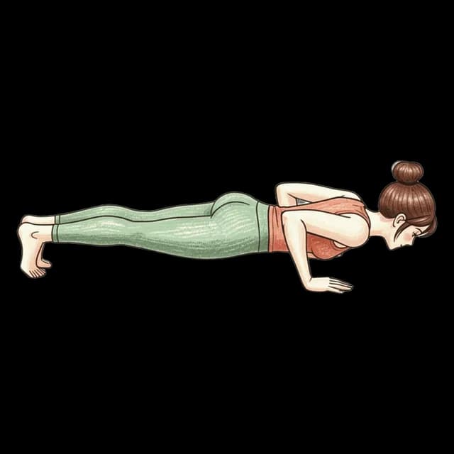 Narrow Push Up Hold illustration