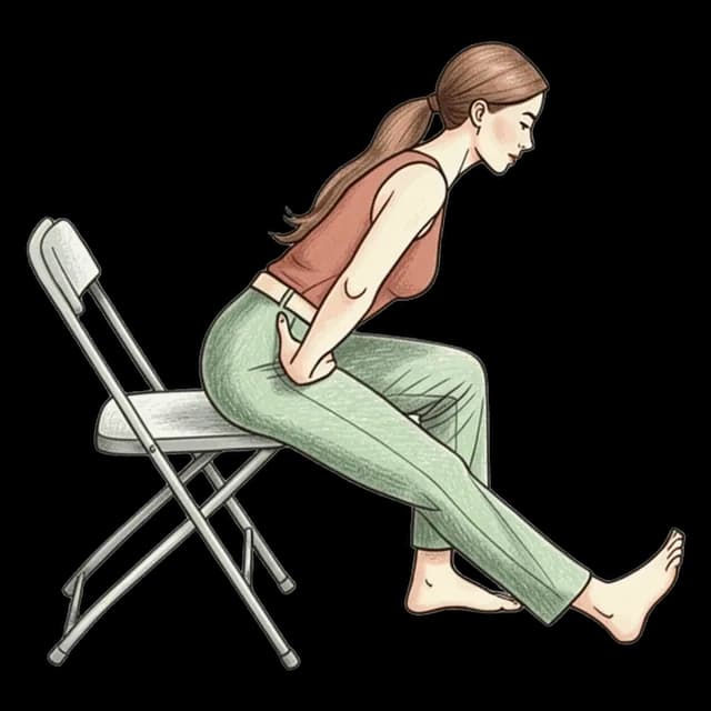 Seated Hamstring illustration