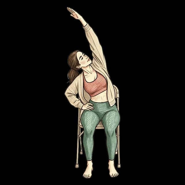 How to do Side Bend: illustration of the pose