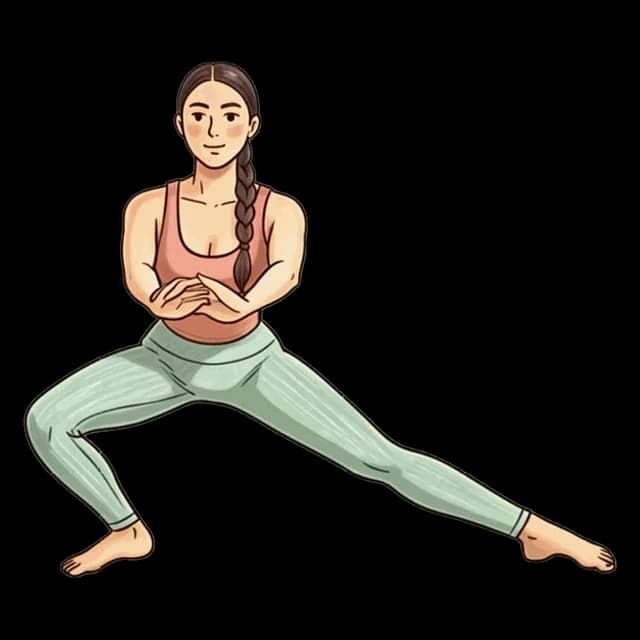 Side Lunge Hold illustration