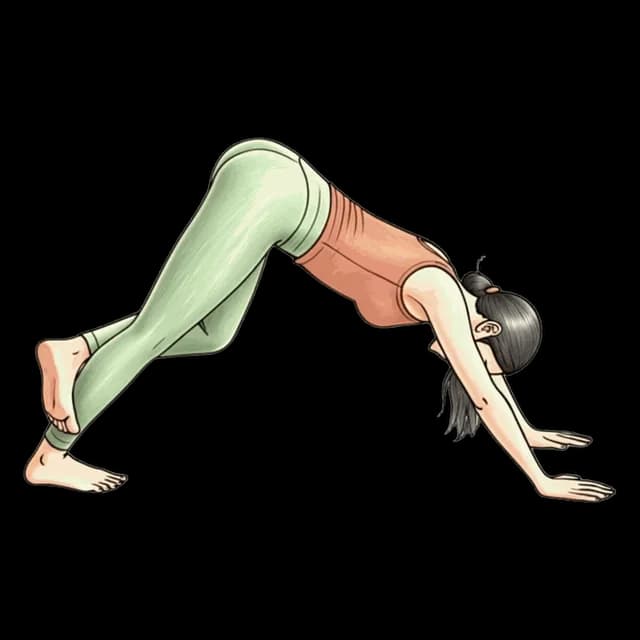 Single Leg Calf Stretch illustration