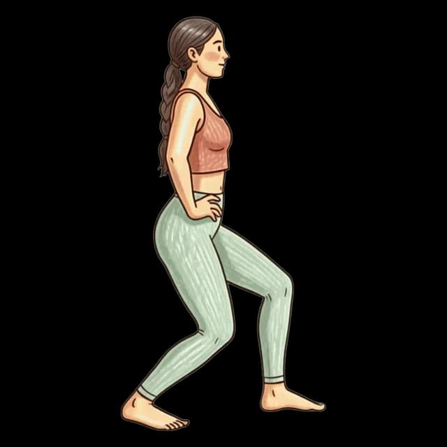 Soleus Stretch illustration