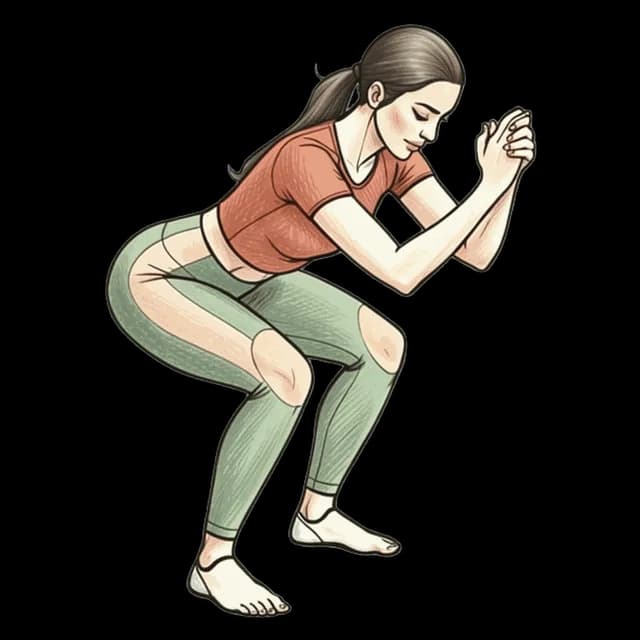 Squat Hold illustration