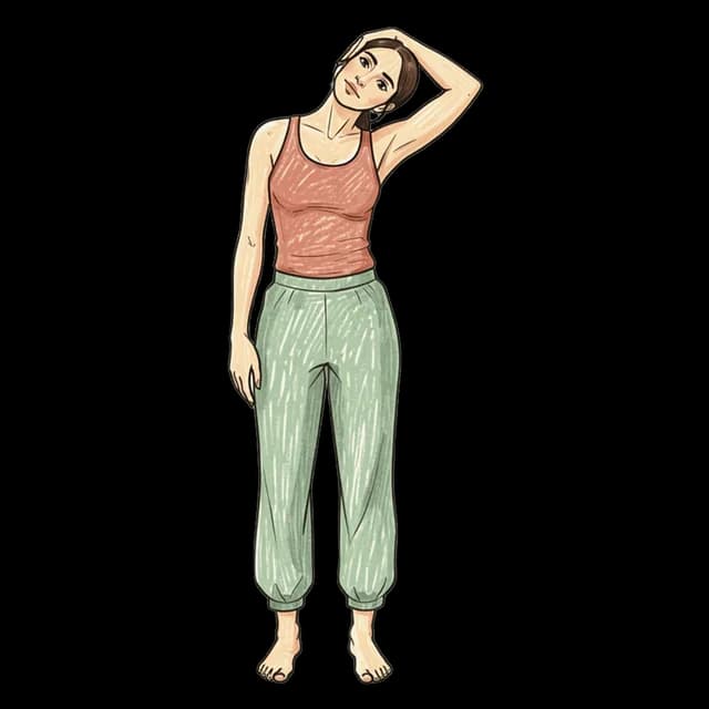 Standing Neck Laterals illustration