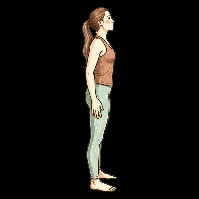 Standing Shoulder Rolls illustration