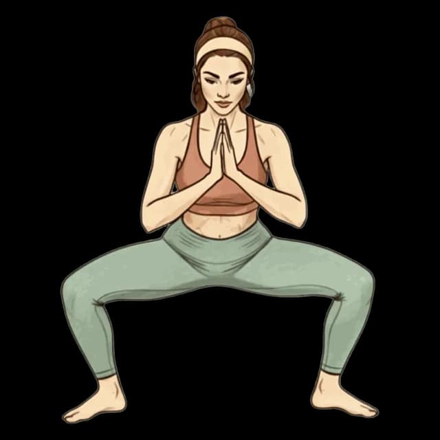 Sumo Squat Hold illustration