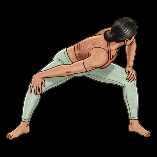Sumo Squat Twists illustration