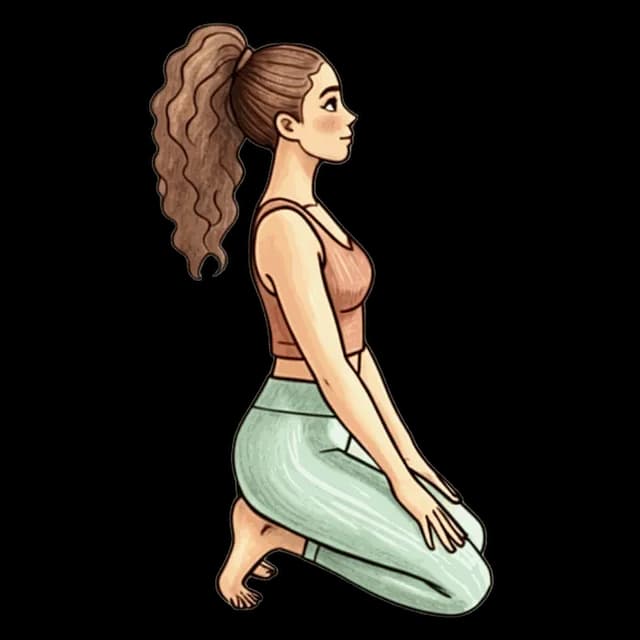 Toe Squat illustration
